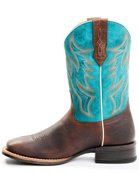 Image #3 - Cody James Men's Hoverfly Western Performance Boots - Broad Square Toe, Turquoise, hi-res