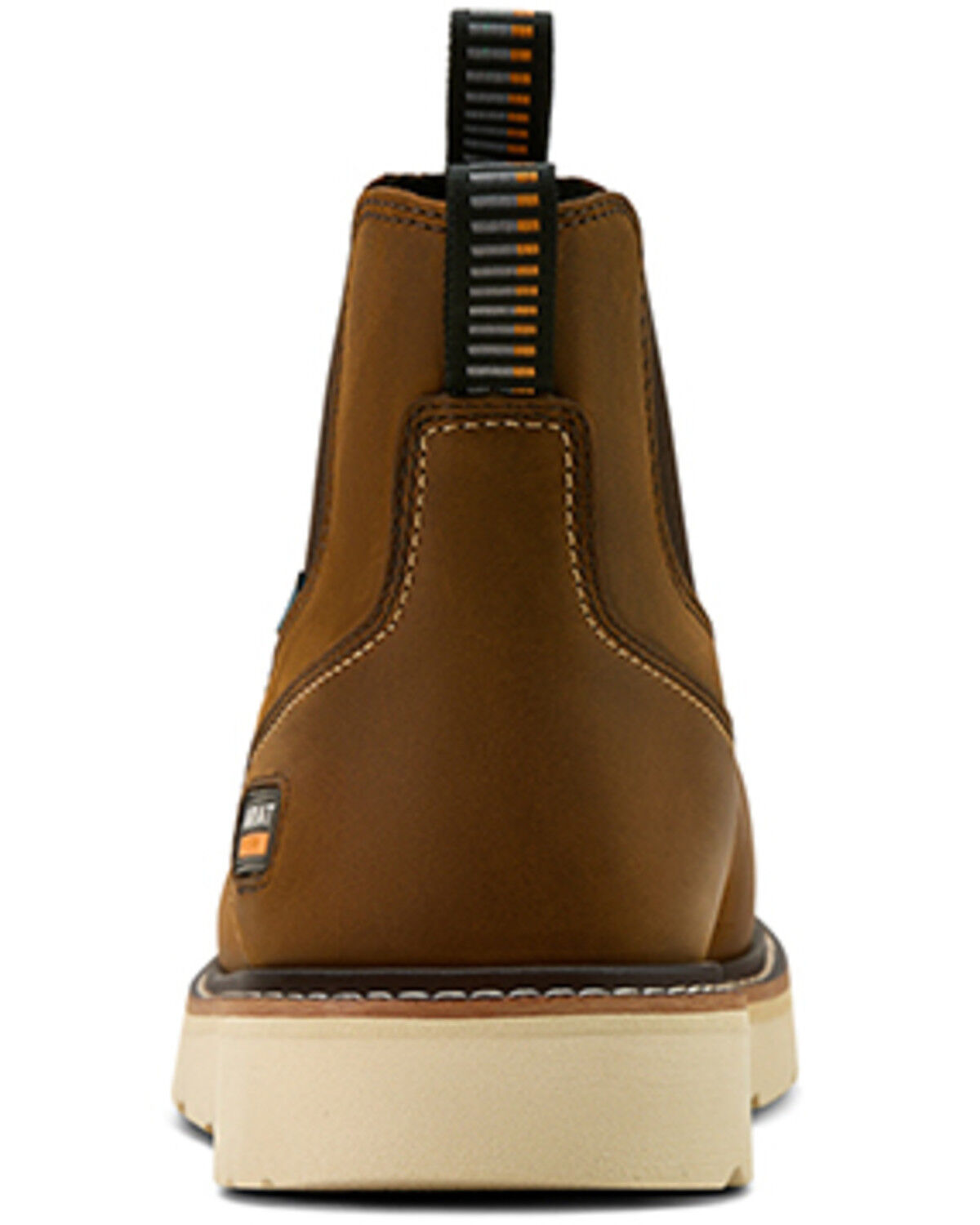 Image #3 - Ariat Men's Rebar Wedge Chelsea Waterproof Work Boots - Composite Toe, Brown, hi-res
