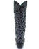 Corral Women's Floral Inlay Western Boots - Snip Toe, Black, hi-res
