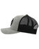 Image #4 - Hooey Men's Classic Embroidered Logo Trucker Cap, Grey, hi-res