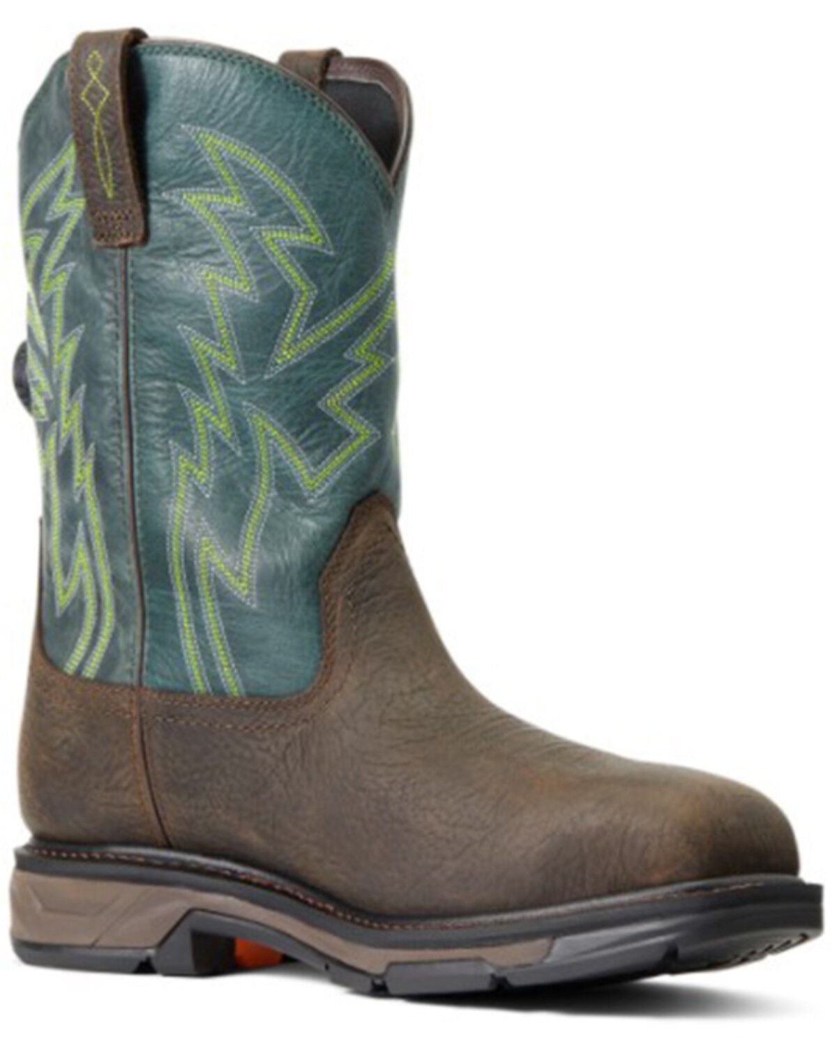 Ariat Men's WorkHog&reg; Bruin XT Boa H20 Work Boot - Carbon Toe, Brown, hi-res