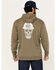 Image #1 - Ariat Men's Rebar Roughneck Pullover Hooded Sweatshirt, Green, hi-res