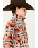 Image #2 - Powder River Outfitters Boys' Southwestern Print Fleece Pullover, Tan, hi-res