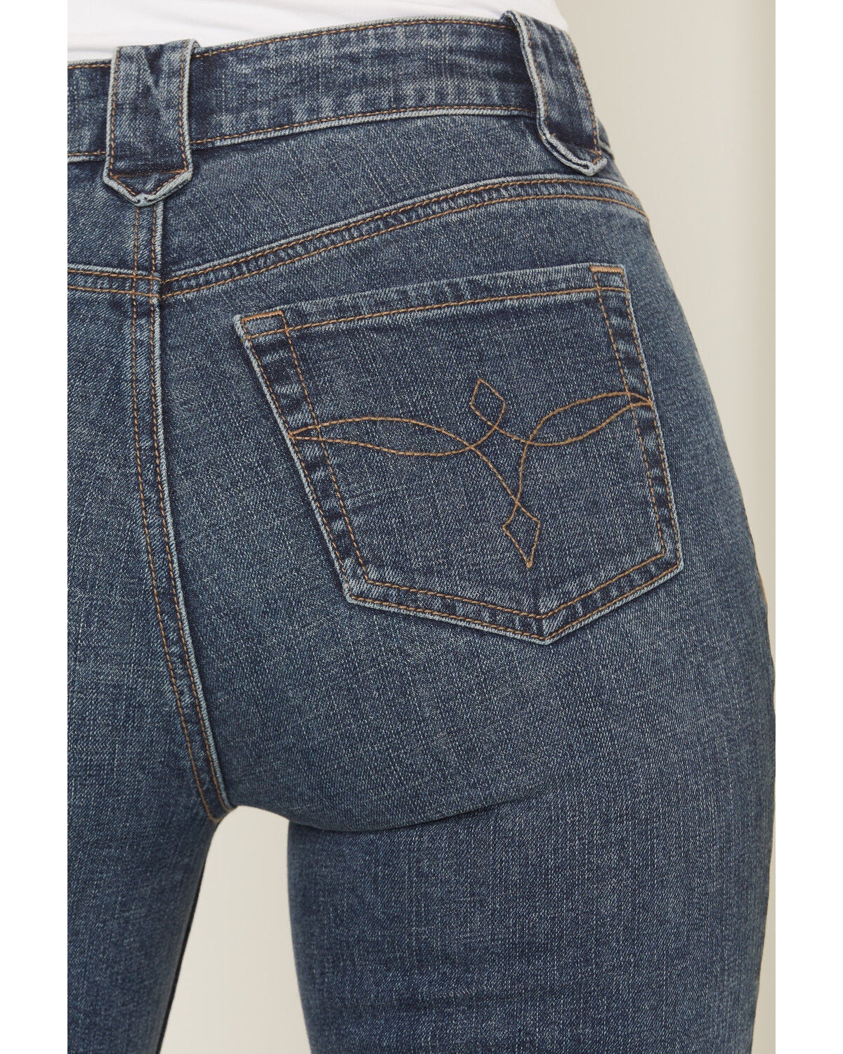 Image #4 - Shyanne Women's Grand Dark Wash High Rise Flare Stretch Denim Jeans, Dark Wash, hi-res