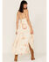 Image #5 - Free People Women's Audrey Embroidered Floral Sleeveless Midi Dress, Ivory, hi-res