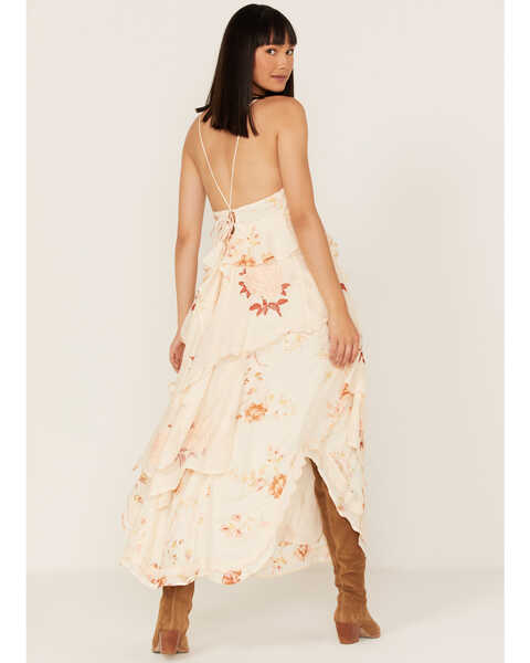 Image #5 - Free People Women's Audrey Embroidered Floral Sleeveless Dress, Ivory, hi-res