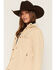Image #2 - Ariat Women's Berber Back Softshell Jacket, Cream, hi-res