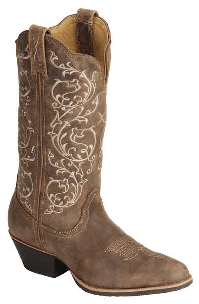 Twisted X Women's Fancy Stitched Western Boots - Medium Toe, Bomber, hi-res
