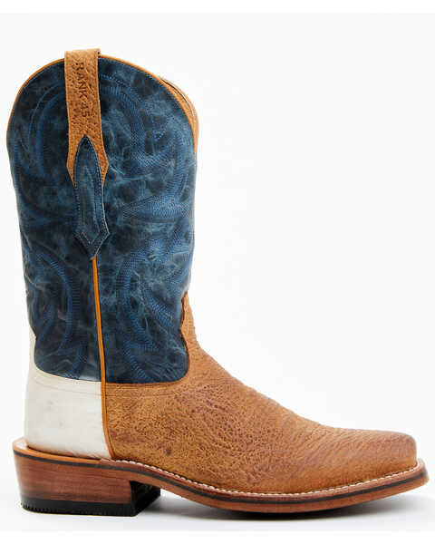 Image #2 - RANK 45® Men's Archer Western Boots - Square Toe, Blue, hi-res