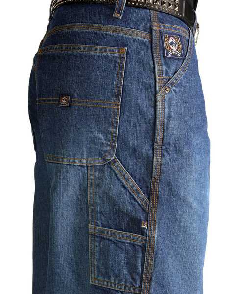 Image #2 - Cinch Men's Blue Label Tapered Loose Fit Jeans , Vintage, hi-res