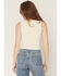 Image #4 - Fornia Women's Eyelet Bralette Tank Top, Ivory, hi-res