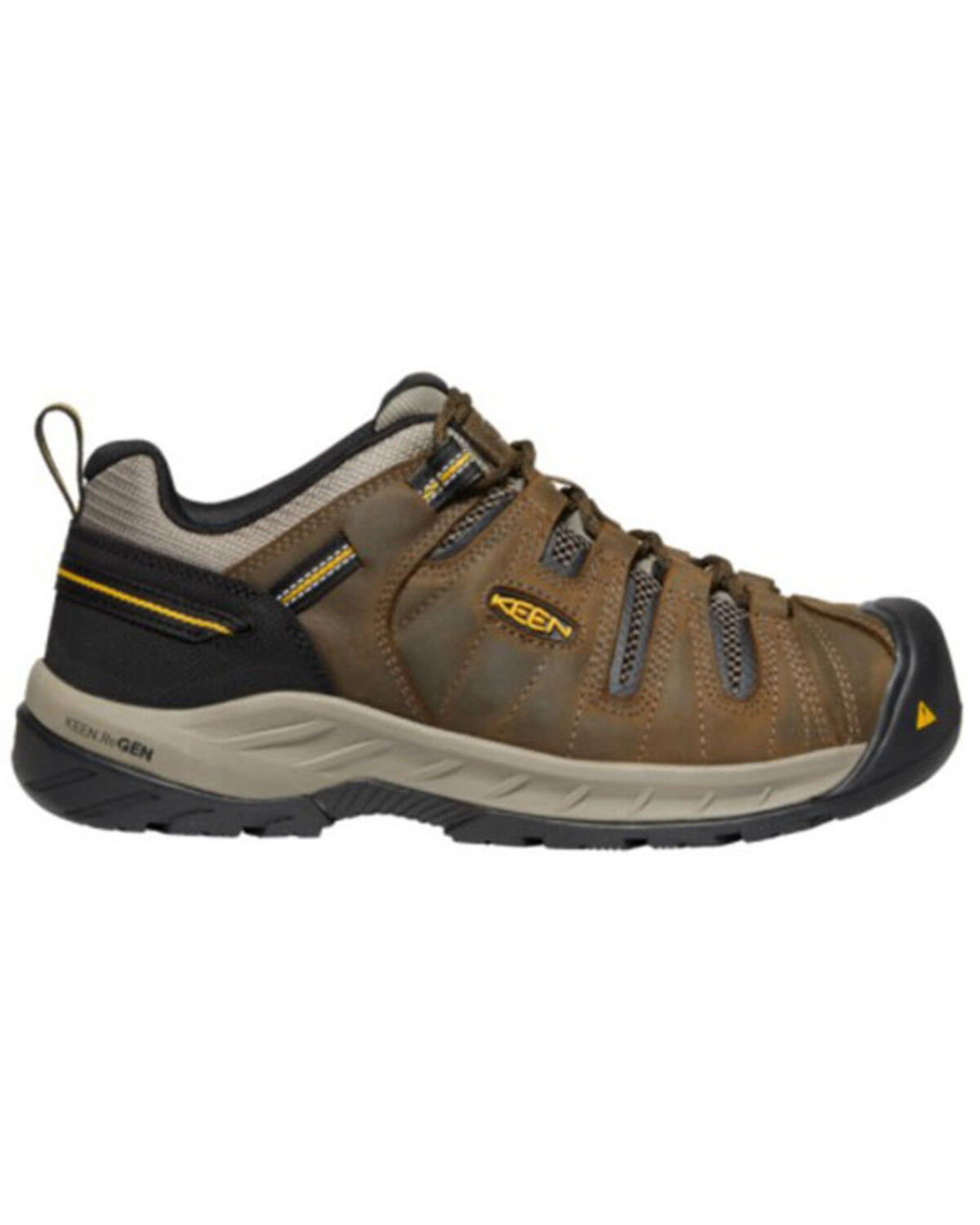 Image #2 - Keen Men's Cascade Rod Flint II Lace-Up Hiking Boots, Brown, hi-res