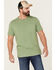 Image #1 - Brothers and Sons Men's Basic Pocket T-Shirt , Green, hi-res