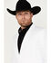 Image #3 - Cody James Men's Paisley Yoke Sportcoat, White, hi-res