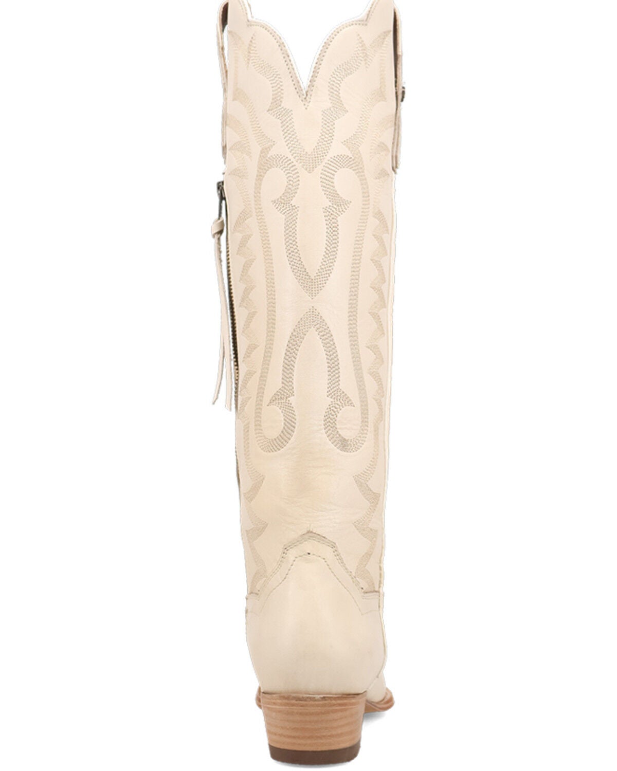 Image #5 - Dan Post Women's Heartland Tall Western Boots - Snip Toe, Ivory, hi-res
