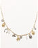 Image #1 - Shyanne Women's Western Muse Cowgirl Charm Necklace, Gold, hi-res