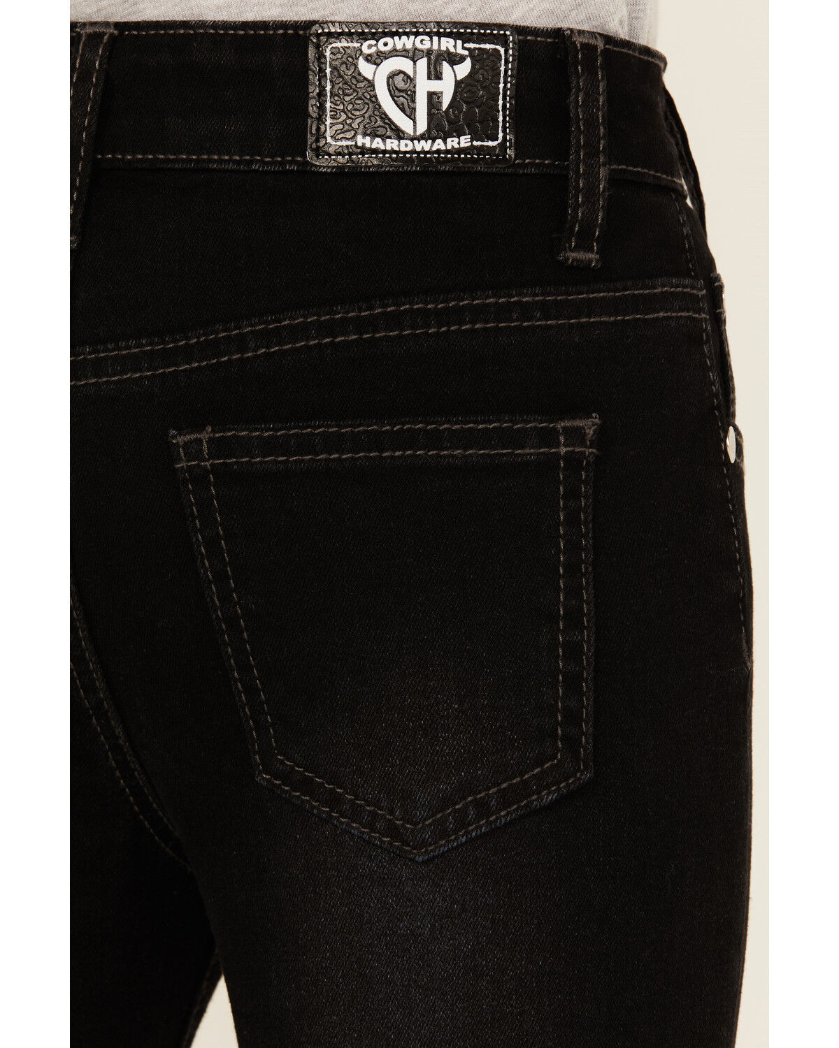Cowgirl Hardware Girls' Side Fringe Bell Bottom Stretch Cowgirl Hardware Girls' Side Fringe Bell Bottom Stretch