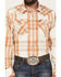 Image #3 - Kimes Ranch Men's Double R Plaid Print Long Sleeve Snap Western Shirt, Brown, hi-res