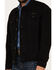 Image #3 - Wrangler Men's Shadow Black Unlined Button-Down Denim Jacket, Black, hi-res