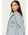 Image #2 - Show Me Your Mumu Women's Light Wash Embellished Dover Denim Jacket , Light Wash, hi-res