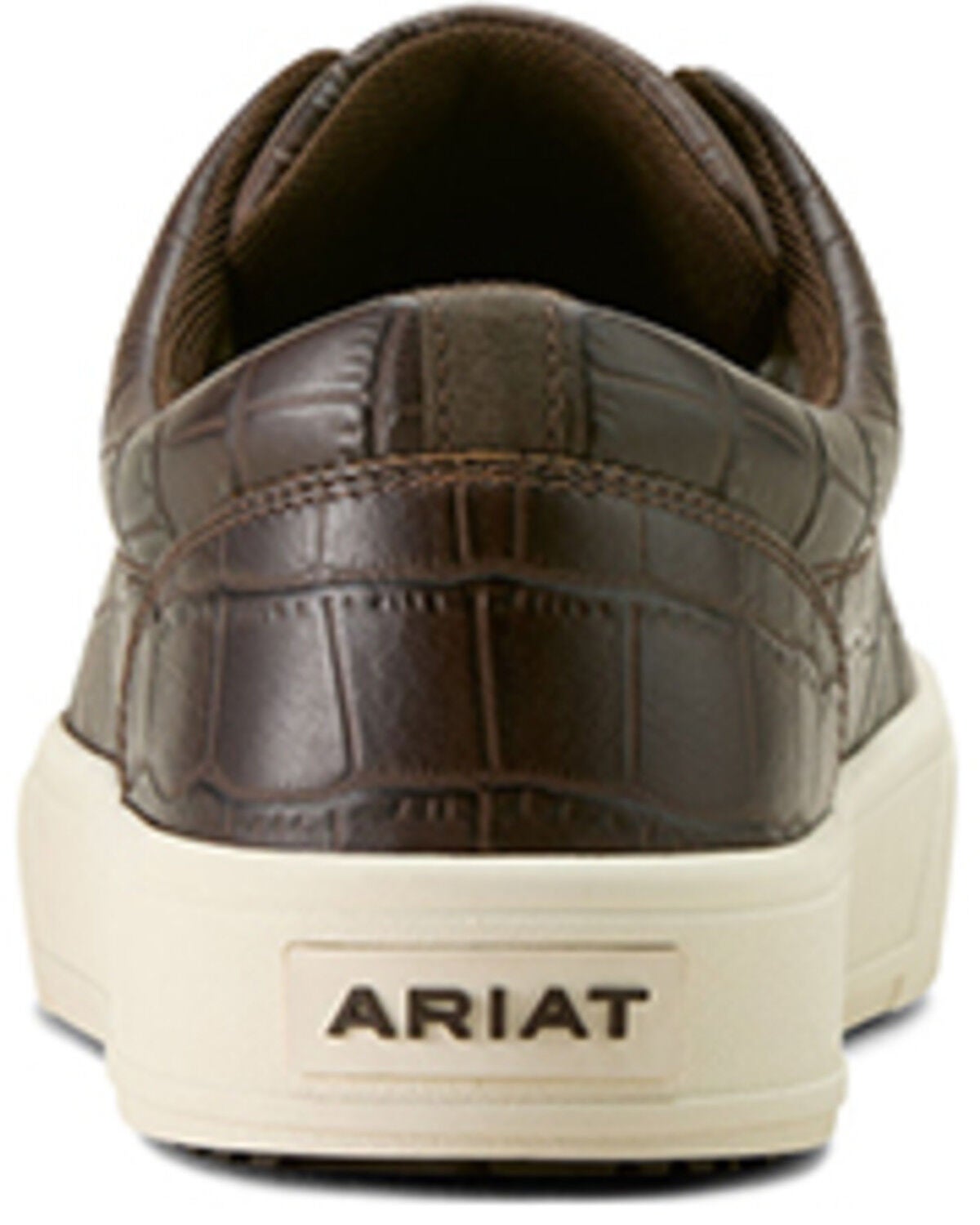Image #3 - Ariat Men's Sawyer Crocodile Print Casual Shoes, Tan, hi-res