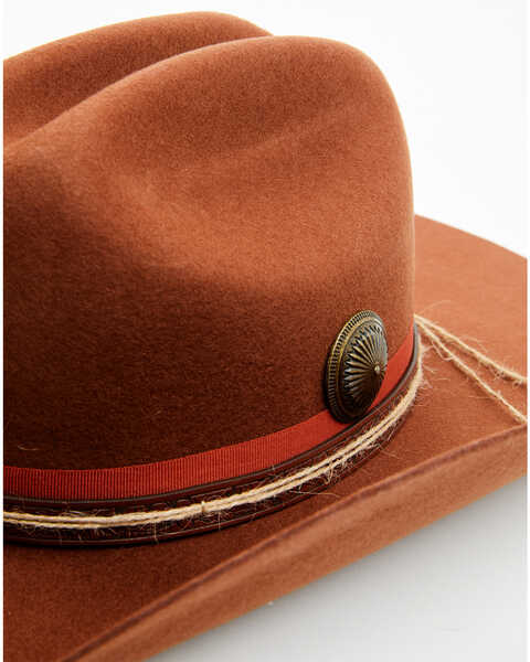 Image #2 - Idyllwind Women's Madison Felt Cowboy Hat , Brown, hi-res