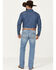 Image #3 - Moonshine Spirit Men's Legend Light Wash Slim Straight Stretch Denim Jeans, Light Wash, hi-res