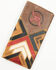 Image #1 - Hooey Men's Brown Patchwork Overlay Rodeo Wallet, Brown, hi-res