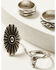 Image #2 - Idyllwind Women's Silver Catalina 5-piece Ring Set, Silver, hi-res