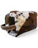 Image #1 - Ranch Junkie Women's Highlands Cowhide Cosmetic Bag, Chocolate, hi-res