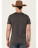 Cody James Men's Live Free Graphic Short Sleeve T-Shirt , Charcoal, hi-res