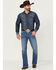 Image #1 - Cody James Men's Silverton Light Wash Stretch Relaxed Bootcut Jeans, Light Medium Wash, hi-res