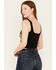 Image #4 - Originality Women's Guitar Print Graphic Cropped Tank Top, Black, hi-res