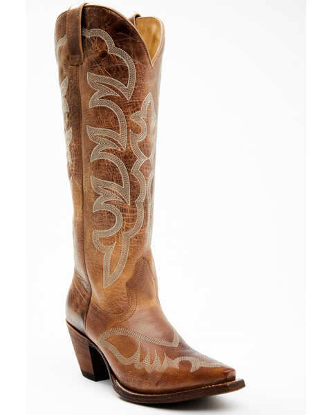 Image #1 - Shyanne Women's High Desert Western Boots - Snip Toe, Tan, hi-res