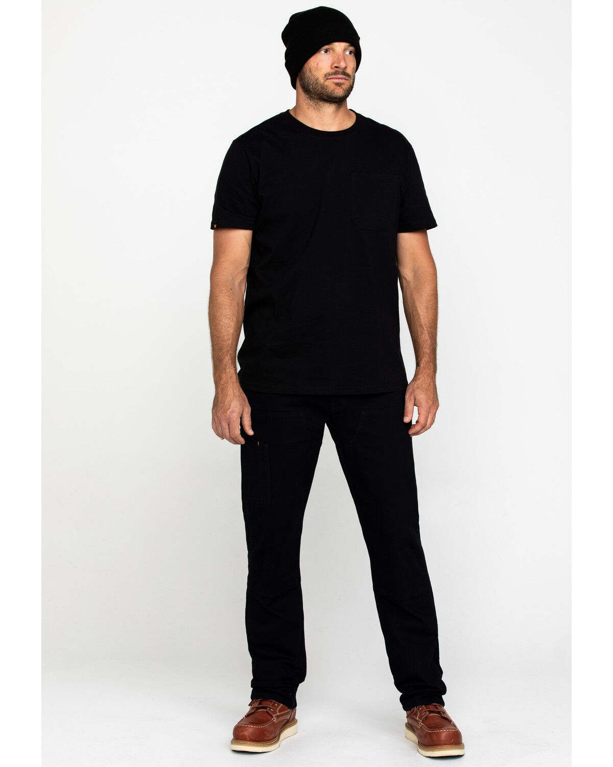 Image #6 - Ariat Men's Black Rebar M4 Made Tough Durastretch Double Front Straight Work Pants - Big, Black, hi-res