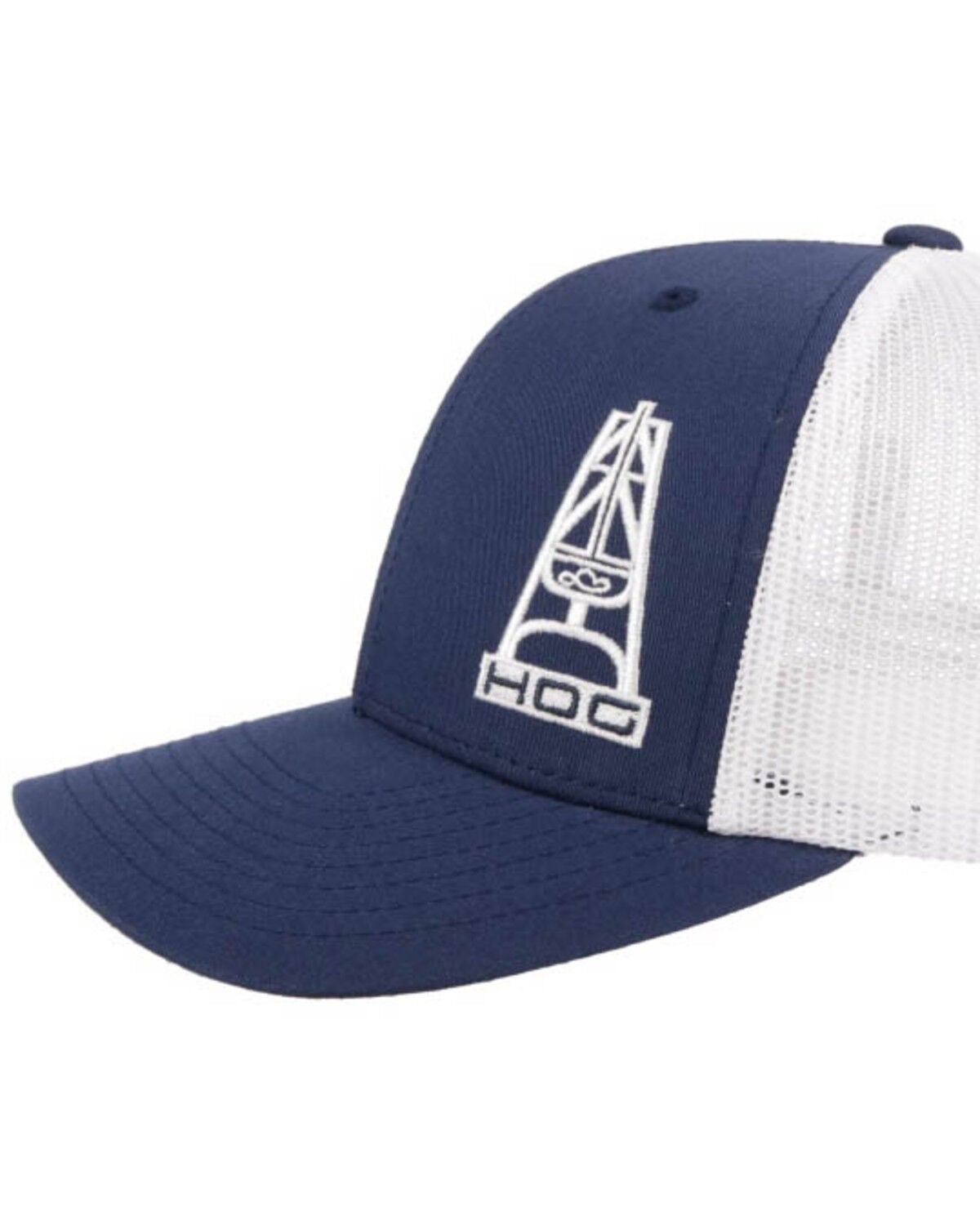 Navy Hog Oil Gear Mesh Ball Cap 