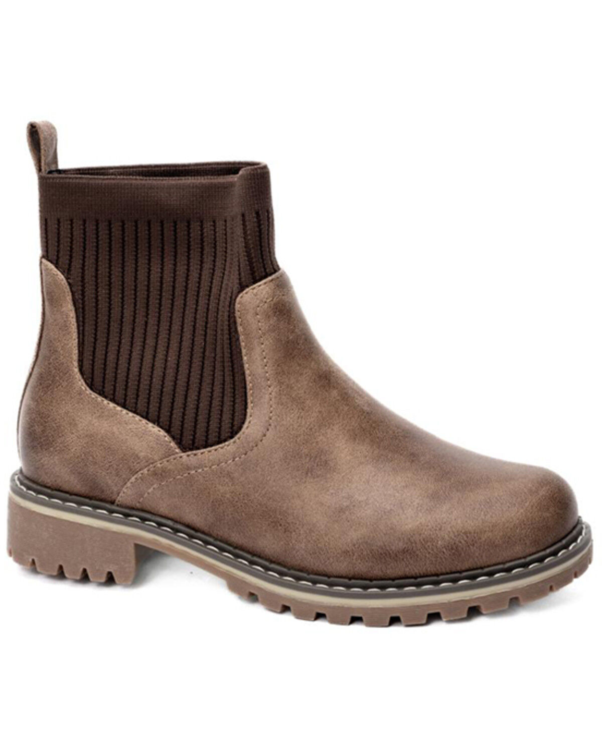 Image #1 - Corkys Women's Cabin Fever Booties - Round Toe, Tan, hi-res