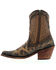 Image #3 - Caborca Silver by Liberty Black Women's Leopard Print Studded Short Western Boots - Pointed Toe, Brown, hi-res