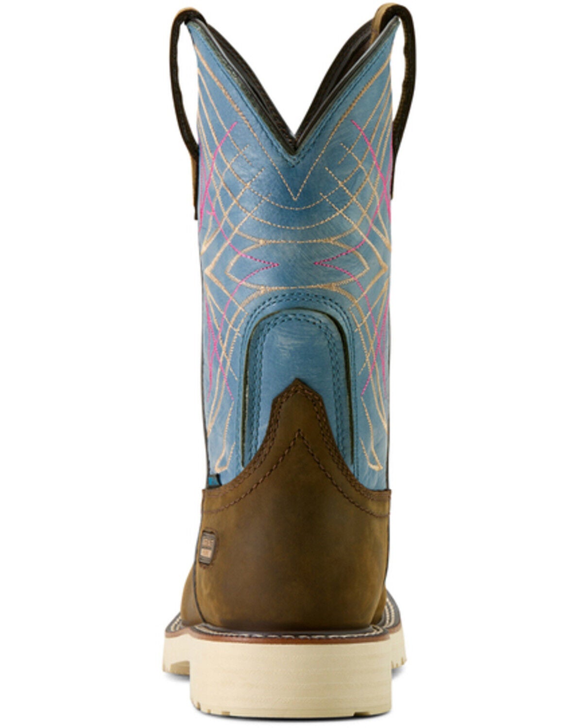 Image #3 - Ariat Women's Activator Waterproof Work Boots - Steel Toe, Dark Brown, hi-res
