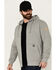 Image #2 - Ariat Men's Rebar All-Weather Insulated Full Zip Hooded Sweatshirt, Grey, hi-res