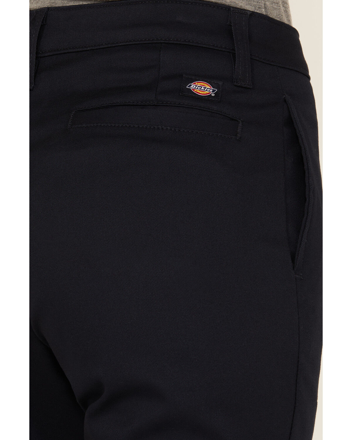 Image #4 - Dickies Women's Mid Rise Skinny Stretch Twill Work Pants, Navy, hi-res