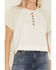 Image #3 - Kimes Ranch Women's Colorblock Short Sleeve Henley Tee, White, hi-res