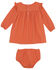 Image #2 - Wrangler Infant Girls' Print Long Sleeve Dress And Diaper Cover - 2 Piece, Coral, hi-res