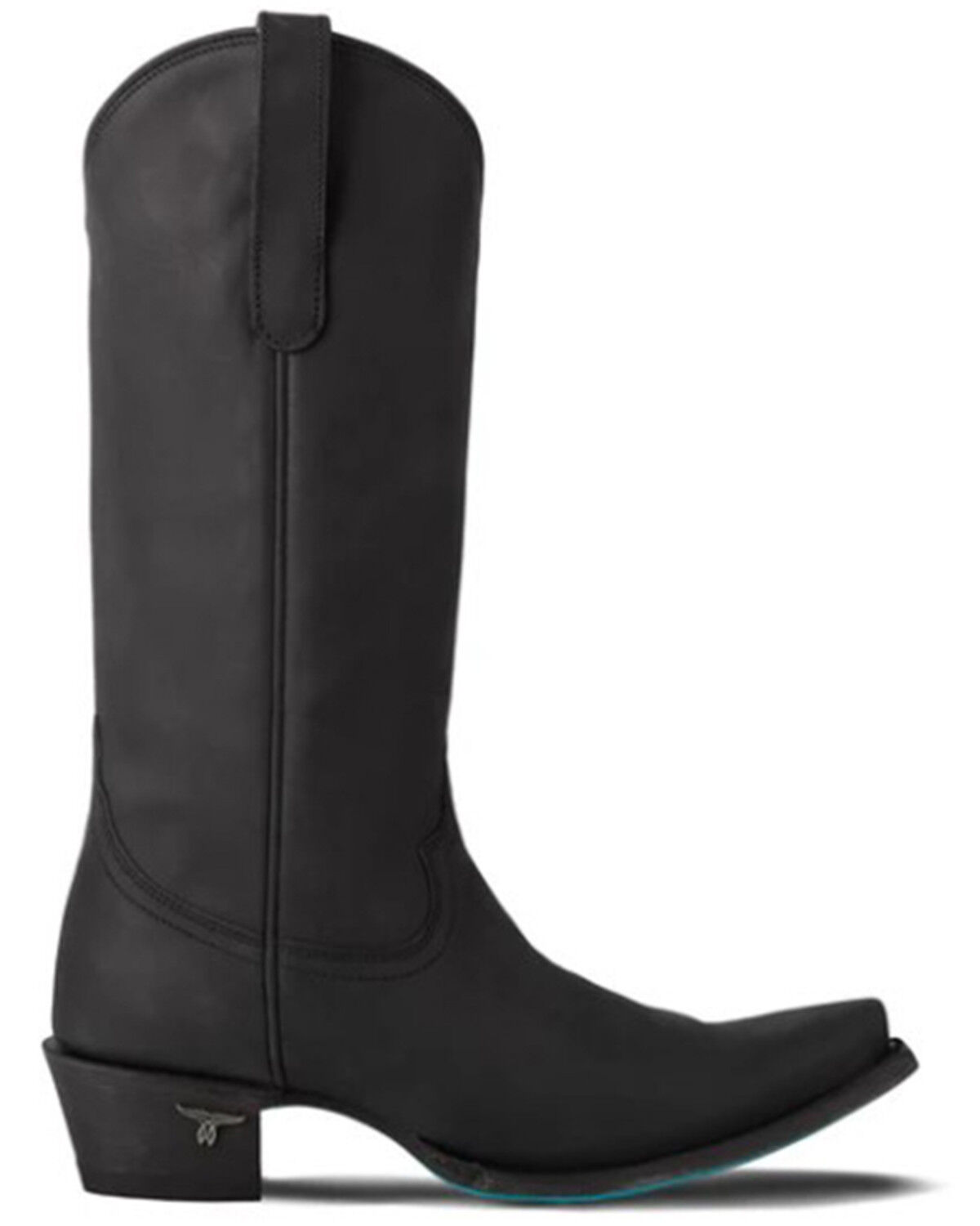 Image #2 - Lane Women's Emma Jane Tall Western Boots - Snip Toe, Black, hi-res