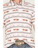 Image #3 - Rock & Roll Denim Men's Southwestern Striped Print Short Sleeve Button-Down Stretch Polo Shirt, Natural, hi-res