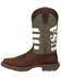 Durango Men's Army Green USA Western Performance Boots - Square Toe, Brown, hi-res