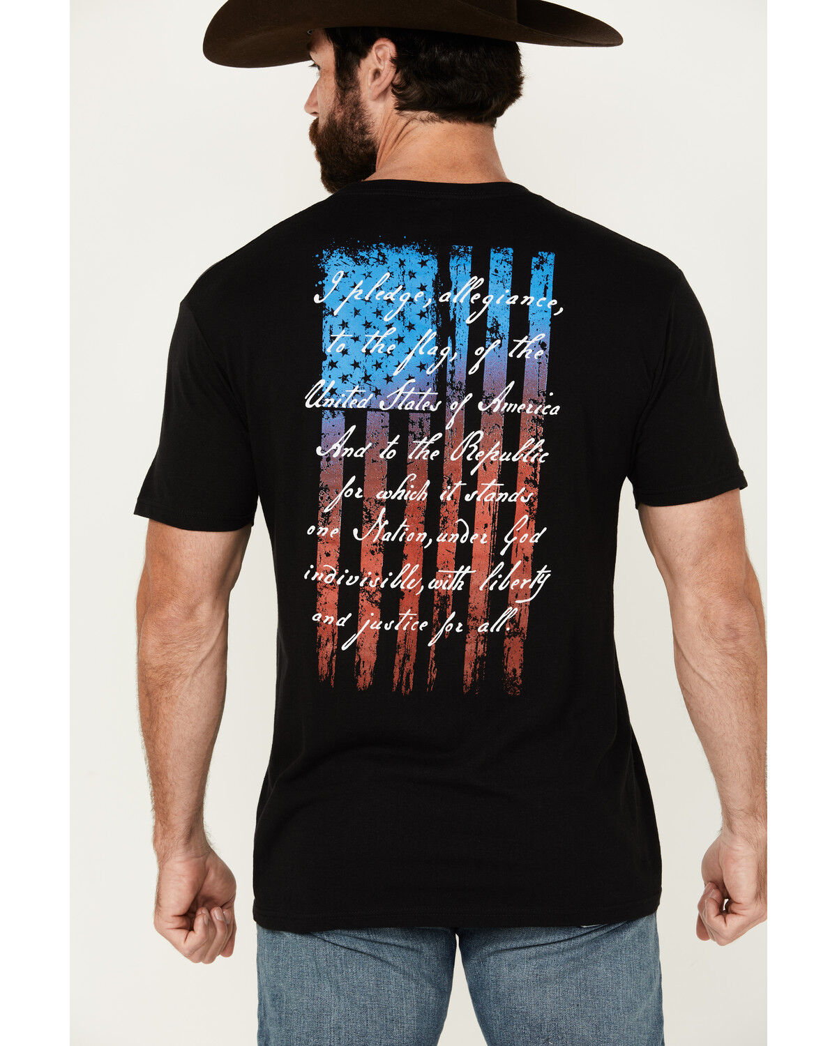 Image #1 - Howitzer Men's Allegiance Short Sleeve Graphic T-Shirt, Black, hi-res