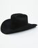 Image #1 - Stetson 100X El Presidente Felt Cowboy Hat, Black, hi-res