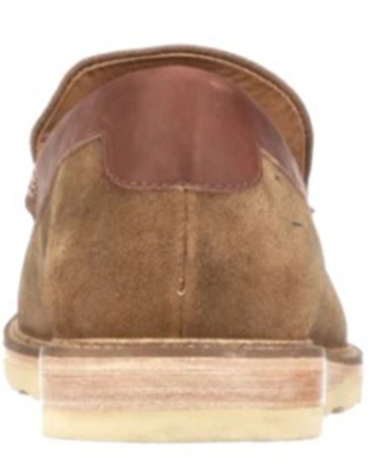 Image #4 - Lucchese Men's Olive Suede After-Ride Slip-On Casual Moccasin - Moc Toe, , hi-res