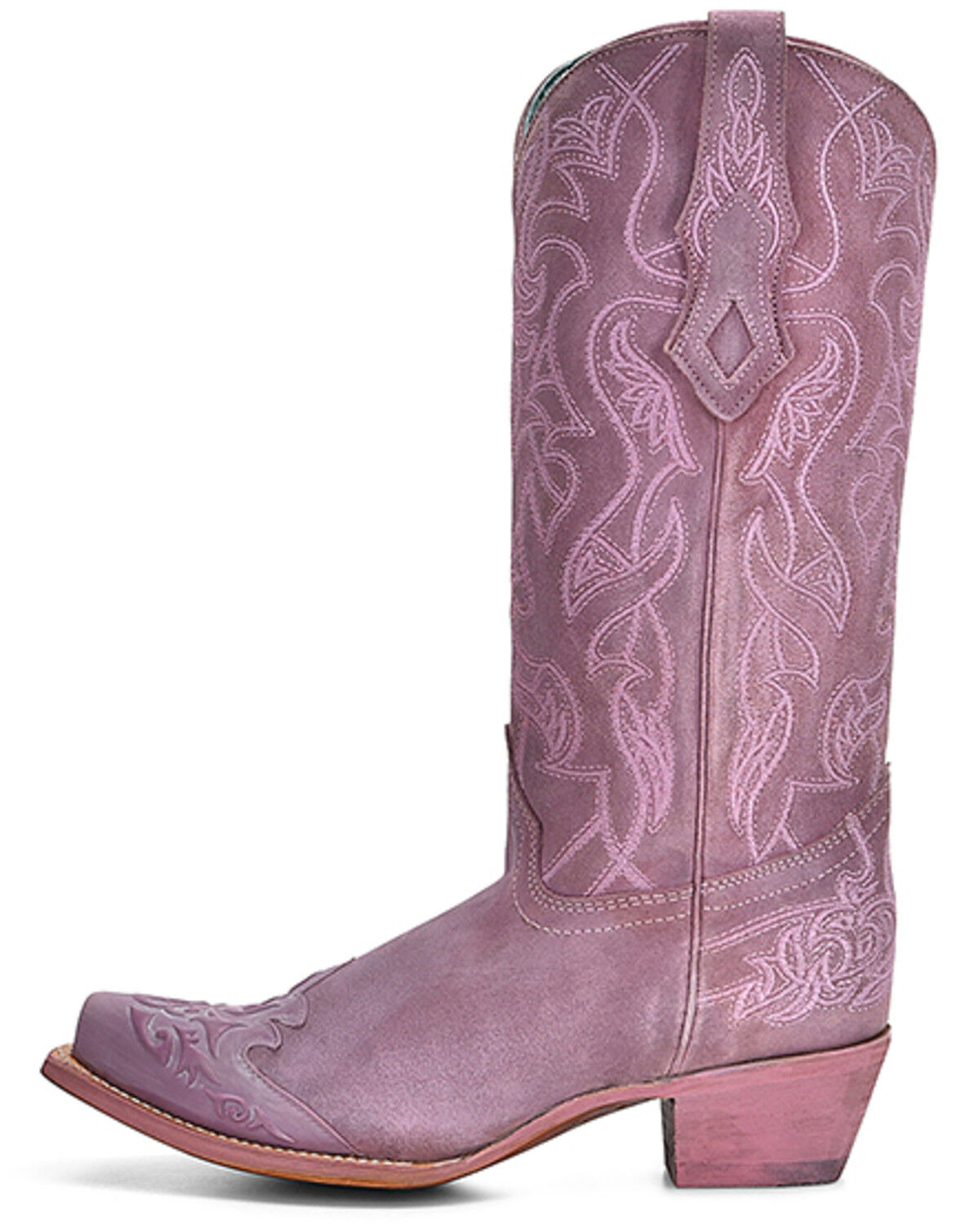 Image #3 - Corral Women's Embroidered Western Boots - Snip Toe, Pink, hi-res